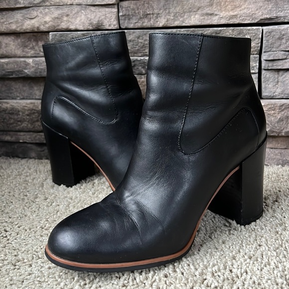 Franco Sarto Black Ankle Boots Booties 8.5 - Picture 3 of 15